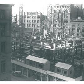 Government Savings Bank of N.S.W. - Head Office 48-50 Martin Place - Construction - Exterior - c.1924-1927 (plate 502)