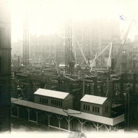Government Savings Bank of N.S.W. - Head office 48-50 Martin Place - Construction - Exterior - 12 June 1925 (plate 508)