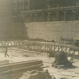 Government Savings Bank of N.S.W. - Head Office - 48-50 Martin Place - Construction - Exterior - 27 March 1925 (plate 515)