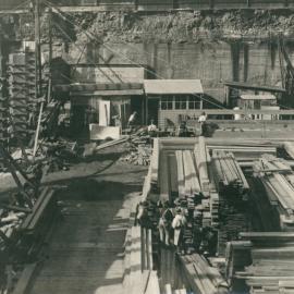 Government Savings Bank of N.S.W. - Head Office - 48-50 Martin Place - Construction - 15 May 1925 (plate 517)