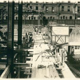 Government Savings Bank of N.S.W. - Head Office - 48-50 Martin Place - Construction - Exterior - 21 May 1925 (plate 518)