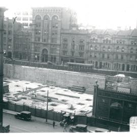 Government Savings Bank of NSW - Head Office 48-50 Martin Place - Construction - Exterior - c.1924-1927 (plate 521)