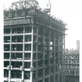 Government Savings Bank of N.S.W. - Head Office 48-50 Martin Place - Construction - Exterior - c.1924-1927 (plate 522)
