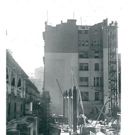 Government Savings Bank of NSW - Head Office 48-50 Martin Place - Construction - Exterior - c.1924-1927 (plate 523)
