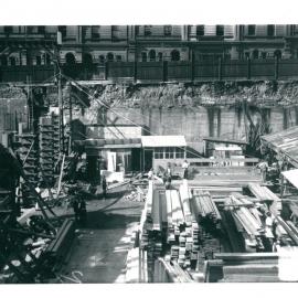 Government Savings Bank of N.S.W. - Head Office 48-50 Martin Place - Construction - Exterior - 21 May 1924 (plate 524)
