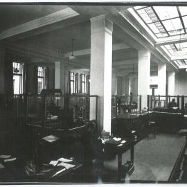 Commonwealth Bank - Branches - Adelaide - Interior - Staff at work - c.1930 (plate 531)