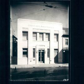 Commonwealth Bank - Branches - Exterior -  Unidentified - possibly Dulwich Hill, N.S.W. (plate 540)