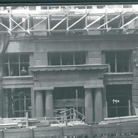 Government Savings Bank of NSW - Head Office 48-50 Martin Place - Construction - Exterior - 1 December 1915 (plate 548)