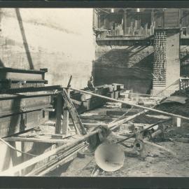 Commonwealth Bank - Head Office cnr Pitt Street & Martin Place - Construction of new premises - 7 July 1914 (plate 551)