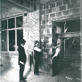 Government Savings Bank of NSW - Head Office 48-50 Martin Place - Construction - Interior - 27 August 1915 (plate 565)
