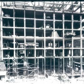Government Savings Bank of NSW - Head Office 48-50 Martin Place - Construction - Exterior - 5 February 1915 (plate 580)
