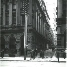 Rowe Street - Sydney at intersection of Pitt Street (plate 589)