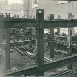 Commonwealth Bank - Head Office cnr Pitt Street & Martin Place - Construction of new premises - 3 August 1914 (plate 592)