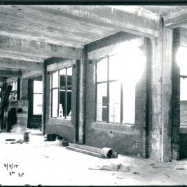 Government Savings Bank of NSW - Head Office 48-50 Martin Place - Construction - Interior - 2nd floor - 5 February 1915 (plate 598)