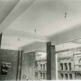 Head Office - Construction of new premises (b. Cornice 4th floor) -  4 November 1915 (plate 608)