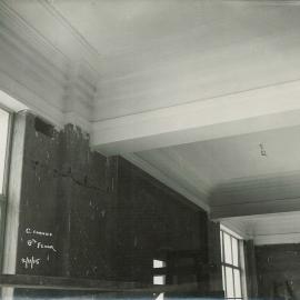 Commonwealth Bank - Head Office cnr Pitt Street & Martin Place - Construction - Cornice 8th floor - 4 November 1915 (plate 609)