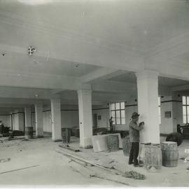 Commonwealth Bank - Head Office cnr Pitt Street & Martin Place - Construction - 5th floor - 27 January 1916 (plate 626)