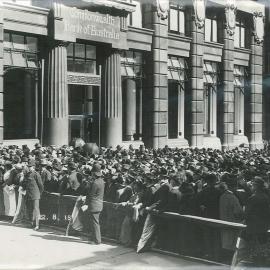 Commonwealth Bank - Head Office cnr Pitt Street & Martin Place - Opening of new premises - 22 August 1916 (plate 644)