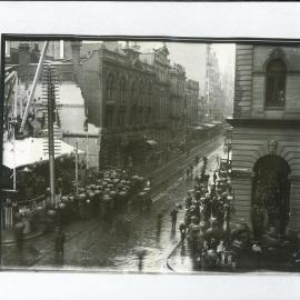 Commonwealth Bank - Head Office, cnr Pitt Street and Martin Place - Laying of foundation stone - 14 May 1913 (plate 649)