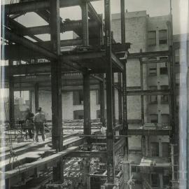 Commonwealth Bank - Head Office - Cnr Pitt Street & Martin Place - Construction - 22 March 1915 (plate 663)