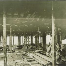 Commonwealth Bank - Head Office - Cnr Pitt Street & Martin Place - Construction - 8th floor - 22 April 1915 (plate 666)