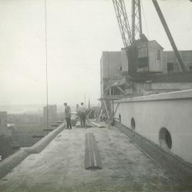 Head Office cnr Pitt Street & Martin Place - Construction of new premises - Roof - 20 July 1915 (plate 672)