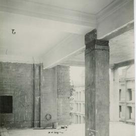 Commonwealth Bank - Head Office cnr Pitt Street & Martin Place - Construction - Cornice 6th floor - 4 November 1915 (plate 681)