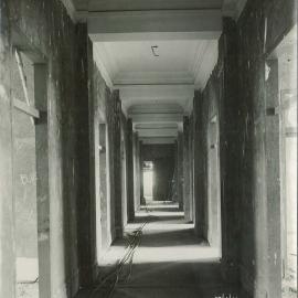Head Office - Construction of new premises - 27 January 1916 (7th floor corridor) (plate 684)