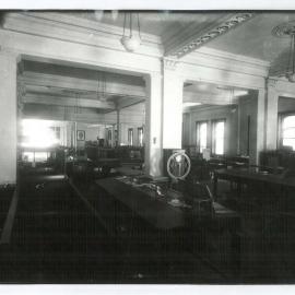 Commonwealth Bank - Head Office cnr Pitt Street & Martin Place - Interior - c.1917 (plate 685)