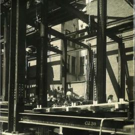 Commonwealth Bank - Head Office cnr Pitt Street & Martin Place - Construction - 22 October 1914 (plate 690)