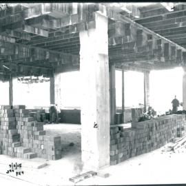 Government Savings Bank of NSW - Head Office 48-50 Martin Place - Construction - Interior - 3rd floor - 5 February 1915 (plate 693)