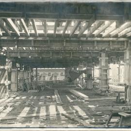 Commonwealth Bank - Head Office cnr Pitt Street & Martin Place - Construction - 22 February 1915 (plate 694)