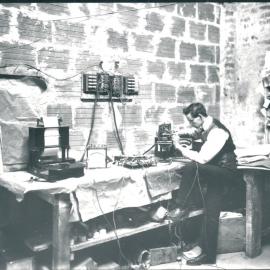Government Savings Bank of NSW - Head Office 48-50 Martin Place - Construction - Interior - c.September-December 1915 (plate 695)