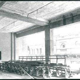 Government Savings Bank of NSW - Head Office 48-50 Martin Place - Construction - Interior - 4th floor - 7 September 1915 (plate 703)