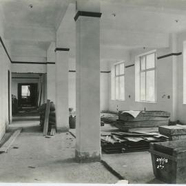 Commonwealth Bank - Head Office cnr Pitt Street & Martin Place - Construction - 2nd floor - 27 January 1916 (plate 707)
