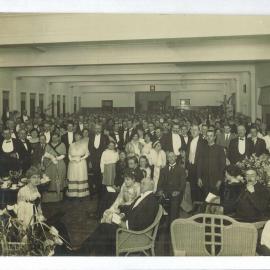 Commonwealth Bank - Head Office cnr Pitt Street & Martin Place - Staff Social Functions - Reception at opening of new premises - 23 August 1916 (plate 719)