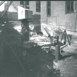 Government Savings Bank of NSW - Head Office 48-50 Martin Place - Construction - Excavation - c.February-May 1914 (plate 738)