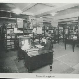 Basement Storing Room and Staff - 18 May 1917 (plate 762)