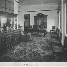 Head Office - Federal Member's Rooms: A Minister's Room - 24 March 1917 (plate 773)