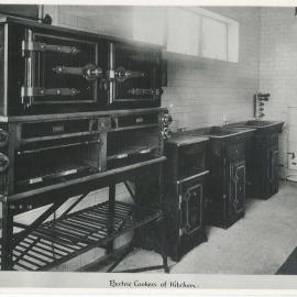 Commonwealth Bank - Head Office cnr Pitt Street & Martin Place - Interior upon completion - Kitchen - 19 August 1916 (plate 780)