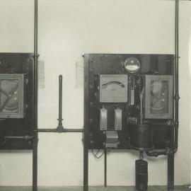 Commonwealth Bank - Head Office cnr Pitt Street & Martin Place - Interior upon completion -  Electrical switchboard (Mains) - 5 September 1916 (plate 781)