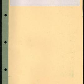 Secretary's Department - London Letters - From London (Indexed) - July - September 1934