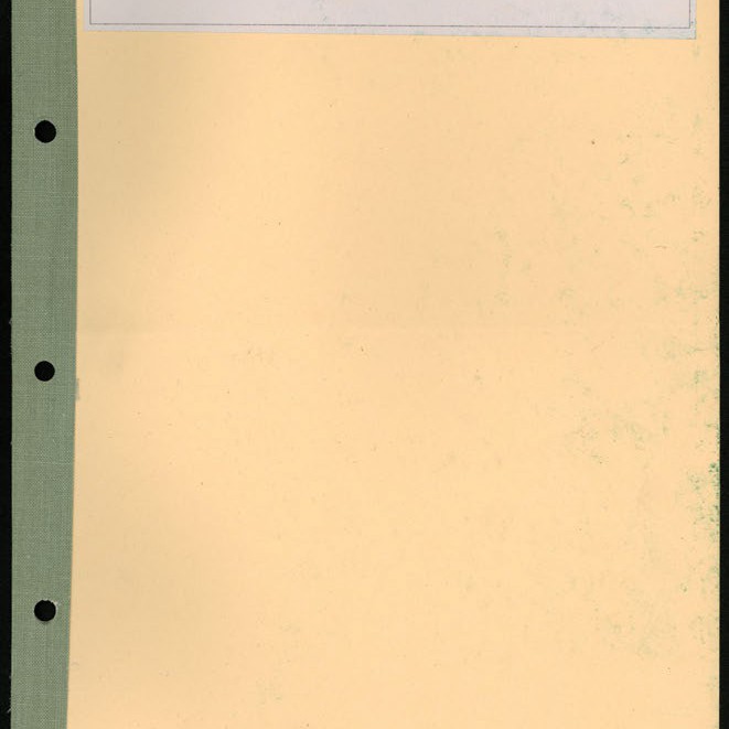 Secretary's Department - London Letters - From London (Indexed) - January - June 1958