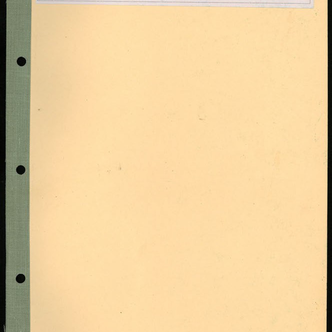 Secretary's Department - London Letters - From London (Indexed) - January - May 1961