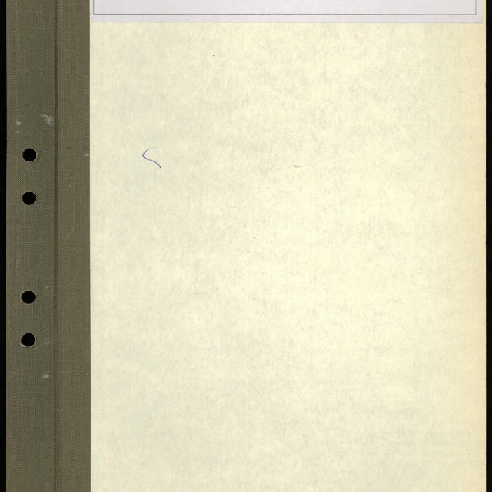Secretary's Department - London Letters - From London (Indexed) - February - May 1969
