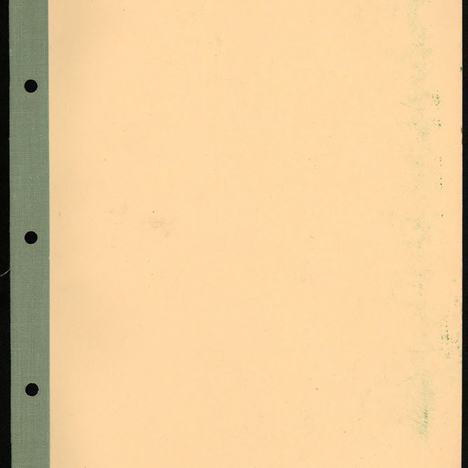 Secretary's Department - London Letters - To London (Indexed)  April  - October 1953