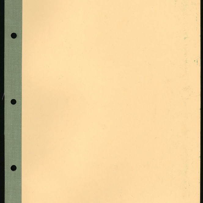 Secretary's Department - London Letters - To London (Indexed)  September 1956 - June 1957