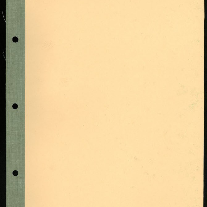 Secretary's Department - London Letters - To London (Indexed)  June - December 1963