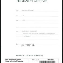 Research Department - Balance of Payments - Committees and Conferences - Sterling Area Statistical Committee - Correspondence with Nimmo - 1949 - 1950