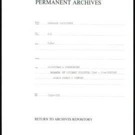 Research Department - Balance of Payments - Committees and Conferences - Balance of Payments Committee - 23rd - 31st Meetings - Agenda Papers and Minutes - 1953 - 1955